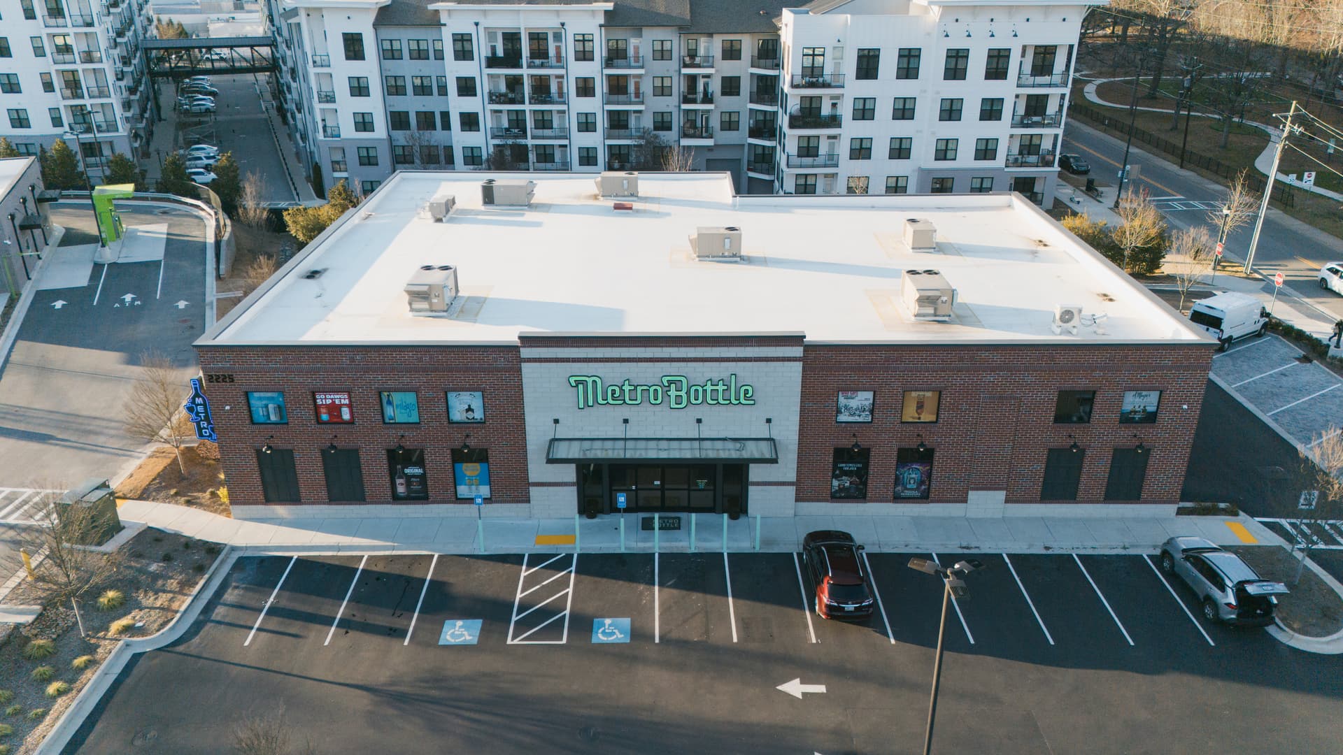 Aerial drone photography - Metrobottle